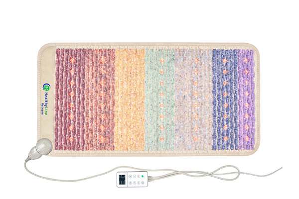 HealthyLine Rainbow Chakra Mat Small 4020 Firm - Photon PEMF Inframat Pro 3rd Edition