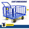 SuperHandy Goodyear Heavy-Duty Cargo Trailer – 1200 lbs Capacity, Lightweight Aluminum