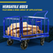 SuperHandy Goodyear Heavy-Duty Cargo Trailer – 1200 lbs Capacity, Lightweight Aluminum