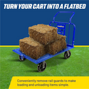 SuperHandy Goodyear Heavy-Duty Cargo Trailer – 1200 lbs Capacity, Lightweight Aluminum