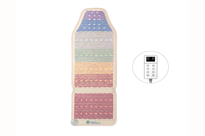 HealthyLine Rainbow Chakra Mat Chair 5318 Firm Photon PEMF InfraMat Pro