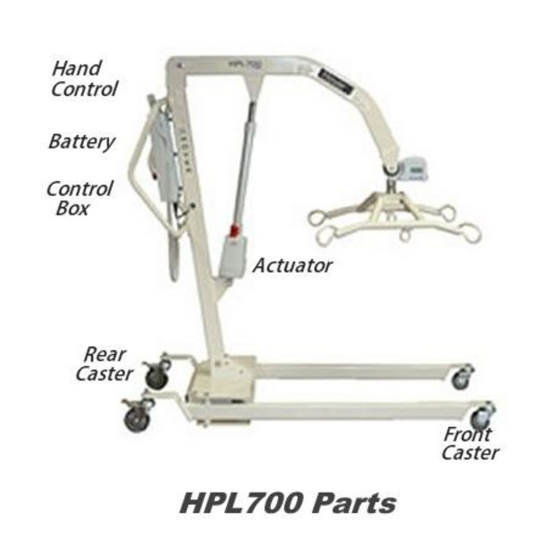 Joerns Joerns Hoyer HPL700-S2 Heavy-Duty Bariatric Patient Lift with Power Base