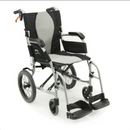 Karman Healthcare Ergo Flight Transport Chair with Companion Brakes - XL Wheels