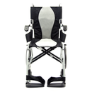 Karman Healthcare Ergo Flight Transport Chair with Companion Brakes - XL Wheels