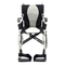 Karman Healthcare Ergo Flight Transport Chair with Companion Brakes - XL Wheels