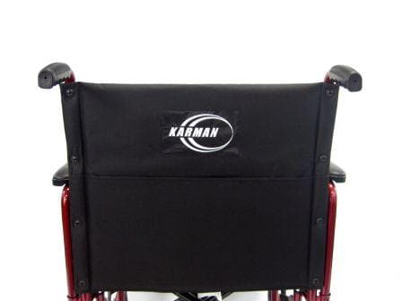 Karman Healthcare Deluxe Bariatric Transport Wheelchair - 450 lbs Cap