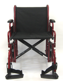 Karman Healthcare Deluxe Bariatric Transport Wheelchair - 450 lbs Cap