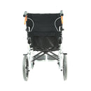 Karman Healthcare Ergolite Ultra Lightweight Transport Chair with Large 14" Rear Wheels