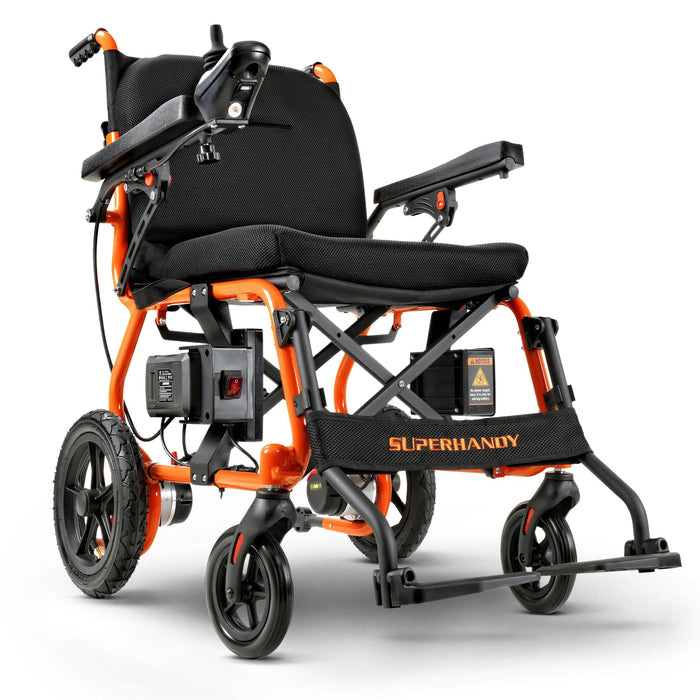 GoRide 2 Electric Wheelchair – 48V 2Ah Battery, Dual Motor, 330Lbs Max Weight, Lightweight & Foldable