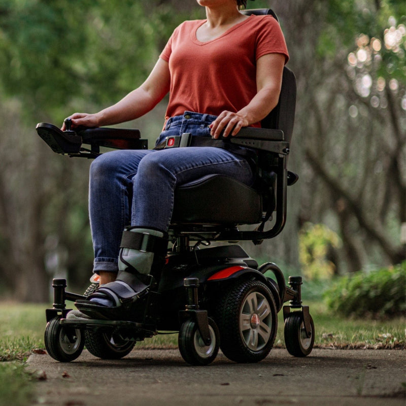 SuperHandy GoRide CRX Powerchair - 300 lb Capacity, Mid-Wheel Drive, 12.8 Mile Range