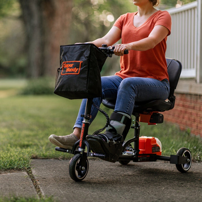 SuperHandy Passport Mobility Scooter – Lightweight (35 lbs), Foldable, 48V Battery with Extra Power