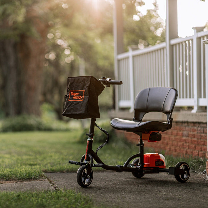 SuperHandy Passport Mobility Scooter – Lightweight (35 lbs), Foldable, 48V Battery with Extra Power