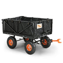 SuperHandy Towable Garden Cart – Quick Dump, 10" Tires, 660Lb Capacity