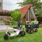 SuperHandy Towable Garden Cart – Quick Dump, 10" Tires, 660Lb Capacity